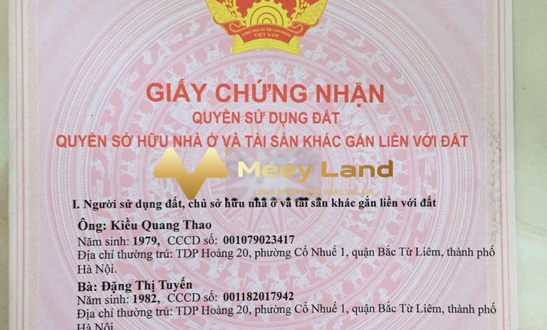 Bán nhà vị trí đặt ở Bắc Từ Liêm, Hà Nội, giá đề cử từ 1,6 tỷ, có diện tích 40m2