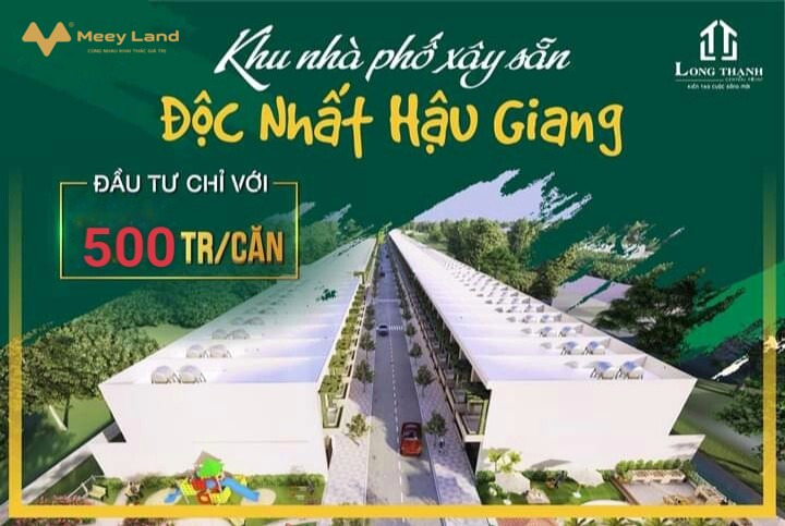 Bán nhà liền kề tại Long Thạnh Central Point, Hậu Giang. Diện tích 90m2, giá 500 triệu-01