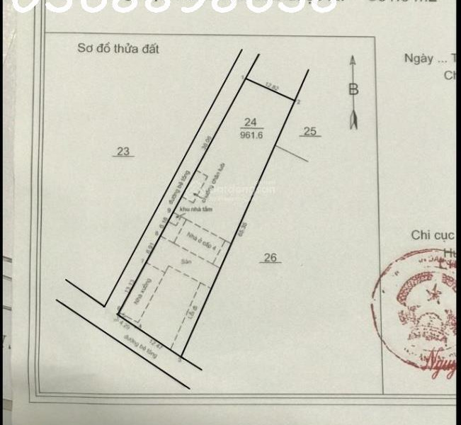 Bán đất 961m2 trục chính Tân Trại, Phú Cường, Sóc Sơn-01
