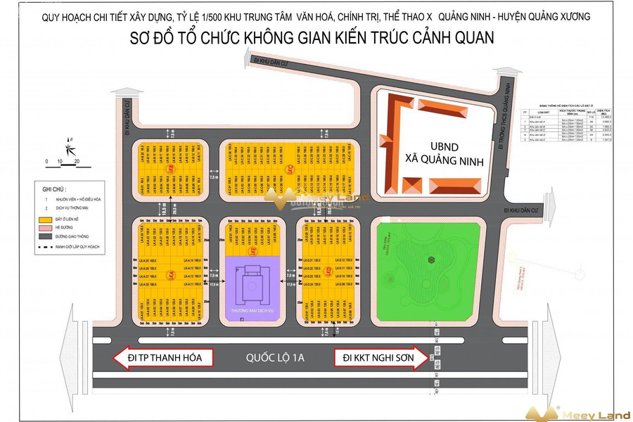 Bán đất với dt thực 125 m2 vị trí đẹp ngay trên Quảng Ninh, Thanh Hóa-01