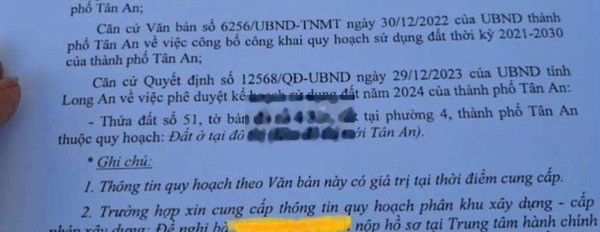 Lô Đất Thành Phố Tân An -02