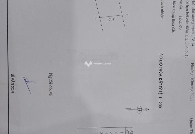 Bán nhà bán ngay với giá gốc 2.8 tỷ có diện tích rộng 47m2 vị trí thuận lợi tại Khương Đình, Thanh Xuân