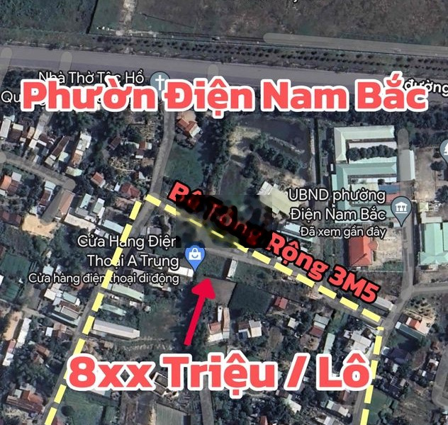 Cần Bán Lô Đất Điện Nam Bắc Đường Rộng 3m5 Giá Rẻ Gần KCN Điện Nam -01
