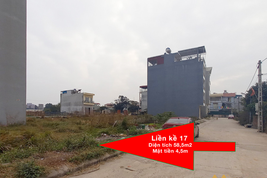Bán nhanh lô đất 59m2, mặt tiền 4,5m trên đường Cienco5, Hà Nội, giá 2,6 tỷ-01