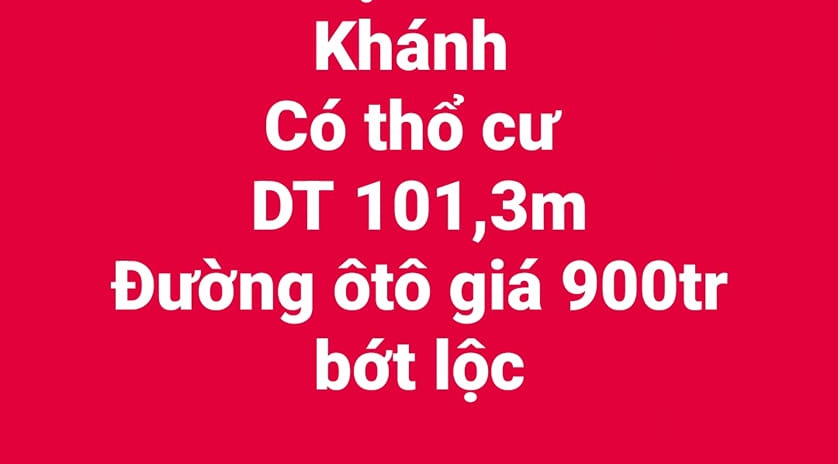 Mua bán đất Thành phố Nha Trang tỉnh Khánh Hòa giá 900 triệu