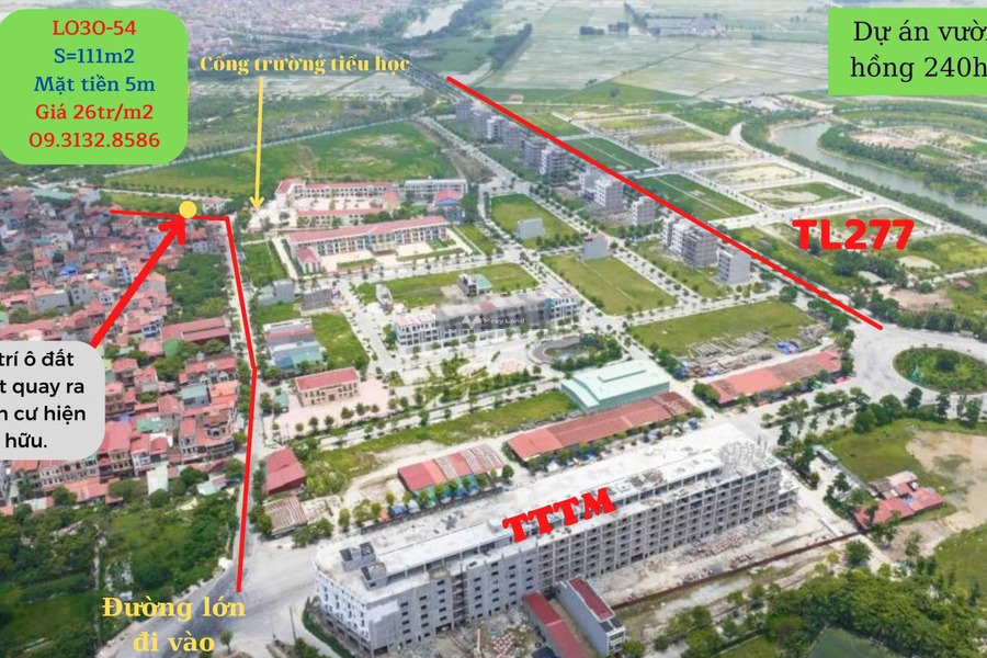 Đường 277, Bắc Ninh 2.83 tỷ bán đất diện tích 111m2-01