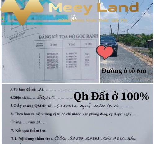 Giá bán cực sốc từ 4.5 tỷ, Bán đất dt tầm trung 971 m2 vị trí đặt tại Huyện Cần Giờ, Hồ Chí Minh nói không với trung gian