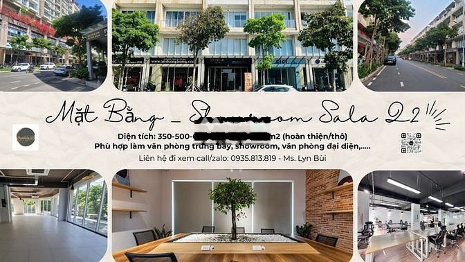 Cho thuê shophouse 600 triệu/tháng diện tích 700m2 bên trong Mai Chí Thọ, Thủ Thiêm dọn vào ở ngay