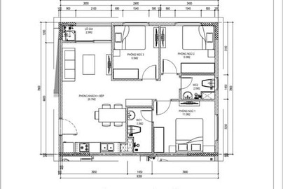 Bán căn hộ chung cư thành phố Nha Trang tỉnh Khánh Hòa giá 1.85 tỷ