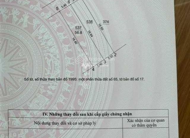 7.4 tỷ bán đất diện tích rộng 56.8m2 vị trí đặt nằm ngay Bồ Đề, Long Biên