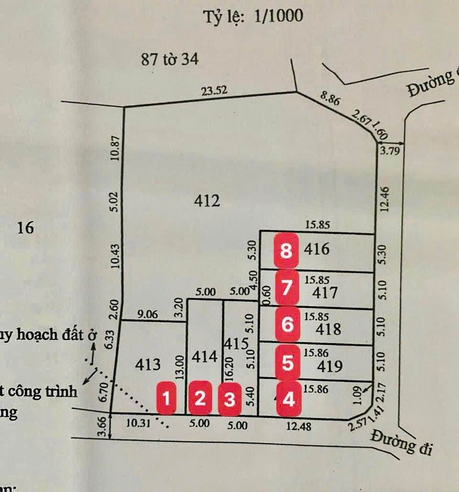 Bán đất thị xã Hương Trà tỉnh Thừa Thiên Huế giá 910.0 triệu-0