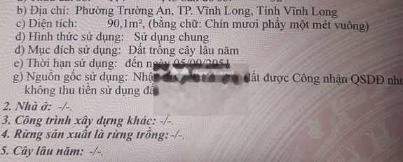 Mặt tiền nằm ở Hương Lộ, Vĩnh Long bán đất giá hấp dẫn chỉ 980 triệu diện tích trong khoảng 90m2-03