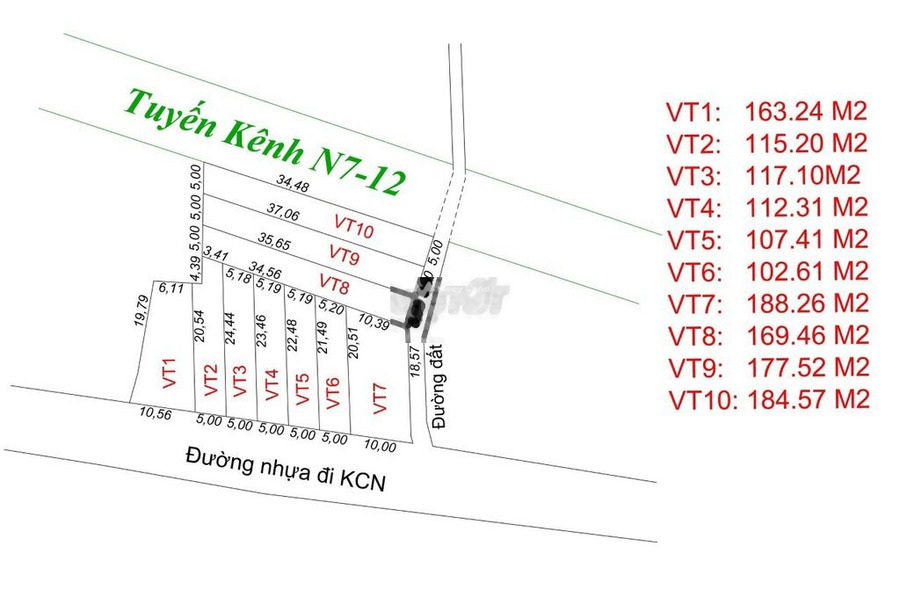 Ngay Phạm Hùng, Phước Long Thọ bán đất 620 triệu có diện tích chuẩn 163m2-01