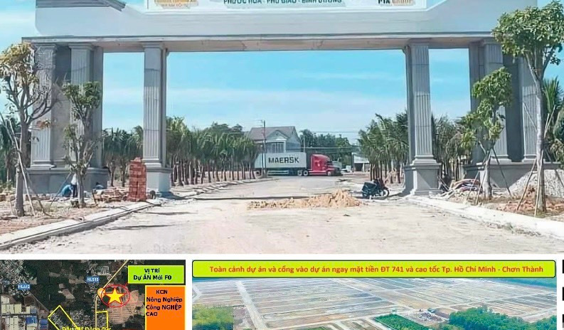 Bán đất nền dự án đối diện khu công nghiệp Tân Bình, Phú Giáo, Bình Dương