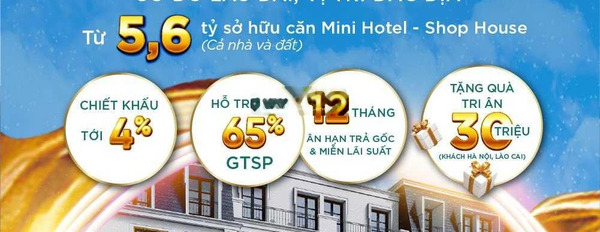 Nợ ngân hàng bán liền kề mặt tiền nằm ở Điện Biên Phủ, Lào Cai diện tích chung 100m2, nhìn chung gồm 6 phòng ngủ, 4 WC khu vực tiềm năng-03