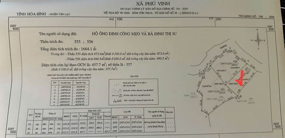 Bán đất huyện Tân Lạc tỉnh Hòa Bình giá 289.0 triệu-0