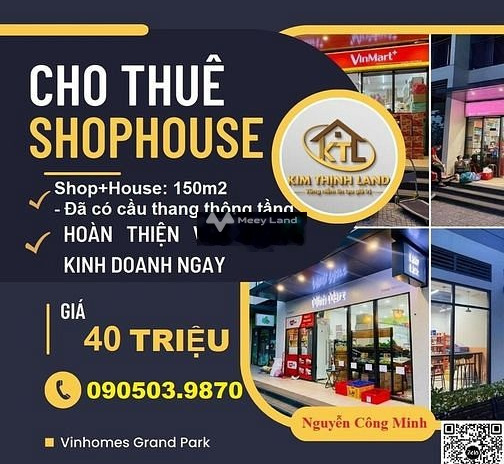 Nằm trên Long Bình, Hồ Chí Minh 40 triệu/tháng cho thuê shophouse diện tích 150m2 giá tốt