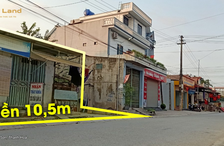 Bán gấp nhà mặt đường nhựa 11m, gần chợ Hói Đào, Nga Thanh, mặt tiền 10m-01