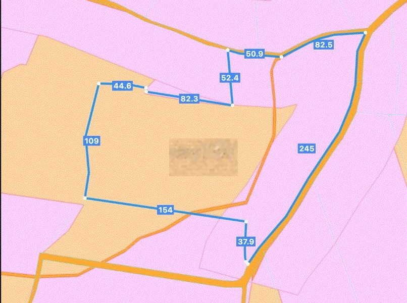 Cần bán 3 mẫu đất cạnh hồ sông Ray, phủ hồng, mặt tiền nhựa đến 245m -01