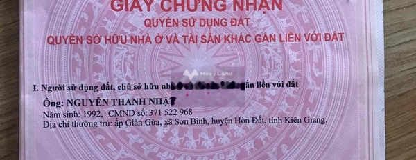 78 triệu bán đất diện tích thực như trên hình 350m2 vị trí mặt tiền ngay trên Sơn Bình, Hòn Đất-02