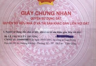 Chính chủ bán đất Phường 3, Đà Lạt giá bán thỏa thuận 20 tỷ có diện tích thực là 192m2-03