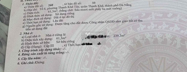 Nhà 5 PN bán nhà bán ngay với giá cực mềm 7.5 tỷ có diện tích chung 70m2 vị trí mặt tiền ở Thanh Khê Tây, Đà Nẵng-03