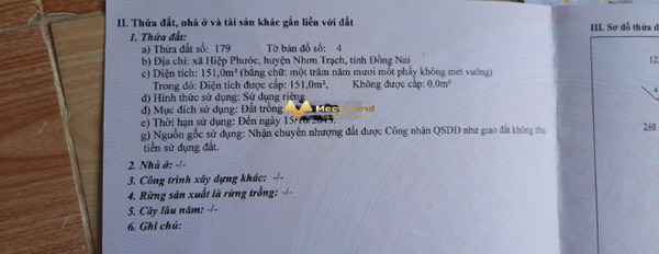 Giá bán hấp dẫn chỉ 1.9 tỷ, Bán đất diện tích trong khoảng 151m2 vị trí đặt tại trung tâm Nhơn Trạch, Đồng Nai, hướng Nam giá tốt nhất-02