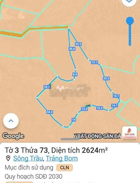 Với diện tích tiêu chuẩn 2624m2 bán đất giá không môi giới 700 triệu, hướng Bắc-01