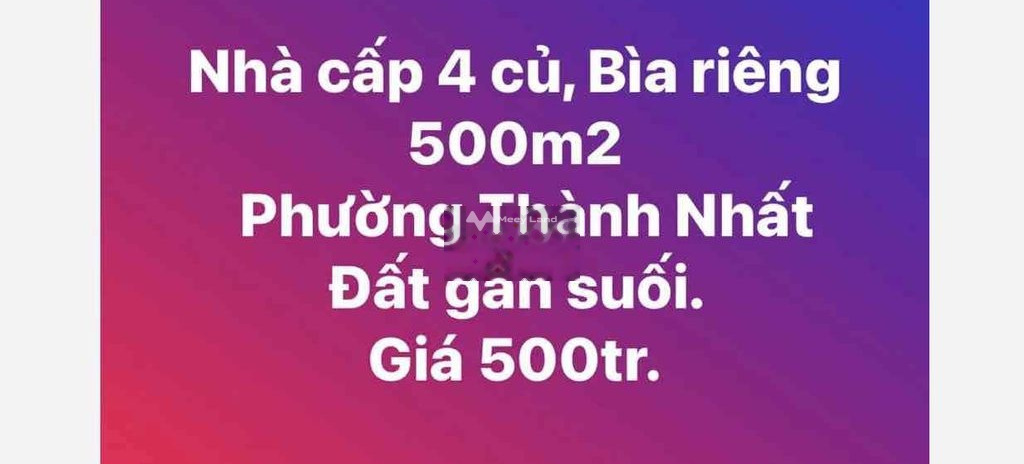 Bán nhà vị trí mặt tiền gần Nguyễn Thị Định, Buôn Ma Thuột giá bán đề cử 500 triệu có diện tích 500m2 hướng Đông trong nhà này thì có 1 PN