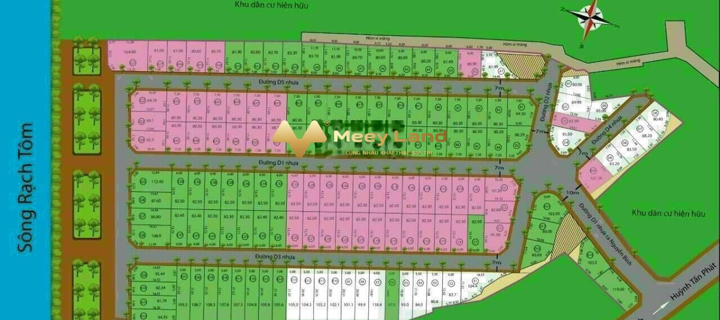 Dt chung quy 80 m2 KDC Nguyễn Bình bán đất giá tốt từ 2.48 tỷ