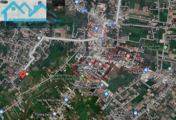 Giá bán phải chăng từ 4.5 tỷ bán đất có diện tích chính 5300m2 vị trí đặt ở tại Tân Tây, Tiền Giang-01
