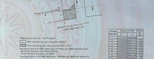 Bán nhà góc 2 mt đường Củ Chi, Vĩnh Hải, Nha Trang 60m2 chỉ 7 tỷ 560 triệu 0964 326 *** -03