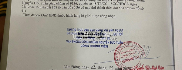Do làm ăn thất bát bán nhà nằm trên Quốc Lộ 20, Lâm Đồng có diện tích gồm 400m2 hãy nhấc máy gọi ngay-02