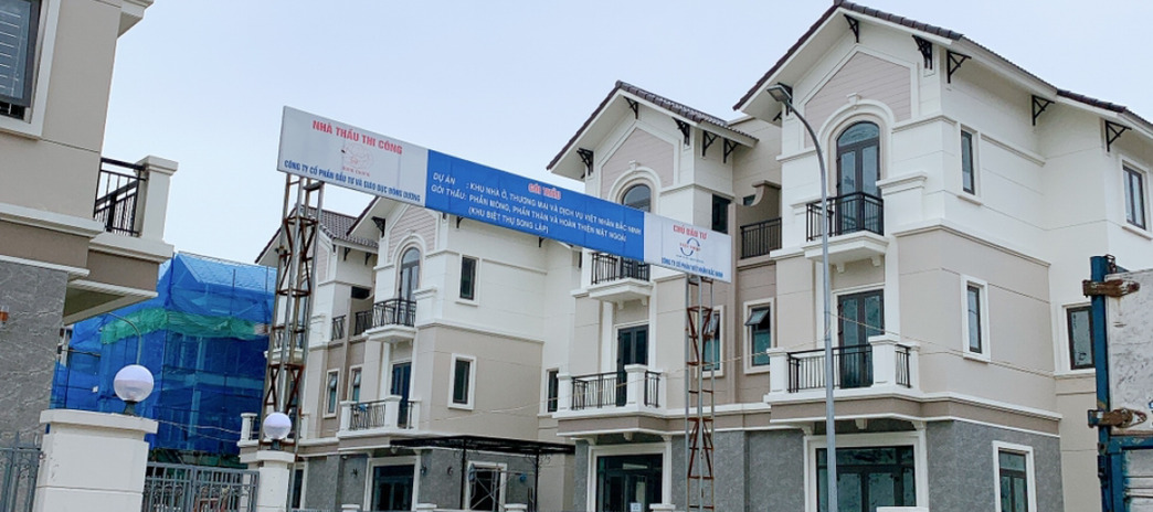 Cần bán căn biệt thự song ập giá rẻ diện tích 135m2, dự án Centa City Bắc Ninh
