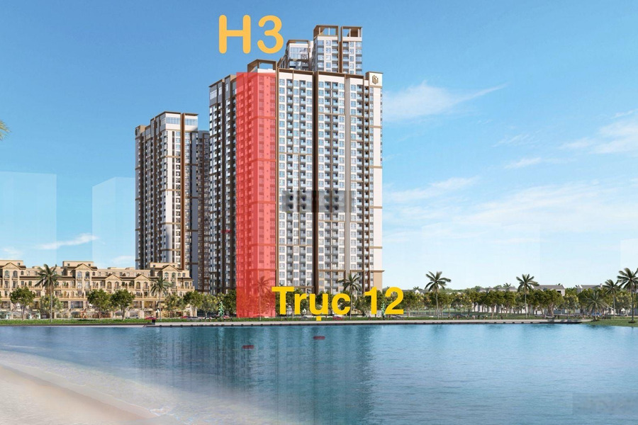 Bán căn hộ 3PN trục 12 tòa H3 dự án Masteri Waterfront tâng trung -01