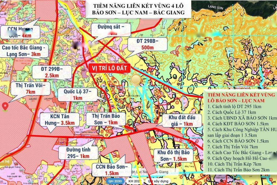 Ở Lục Nam, Bắc Giang bán đất diện tích chung là 300m2-01