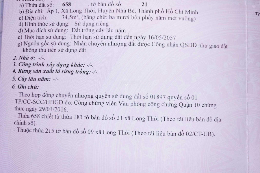 Cực hot bán đất Nguyễn Văn Tạo, Nhà Bè giá thỏa thuận chỉ 15 tỷ diện tích rộng lớn 4365m2-01