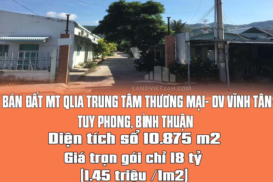 Chính chủ bán đất mặt tiền Quốc Lộ 1A trung tâm thương mại- dịch vụ Vĩnh Tân, Tuy Phong, Bình Thuận-01