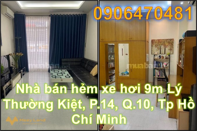 Nhà bán hẻm xe hơi 9m Lý Thường Kiệt, Hồ Chí Minh, 23 tỷ