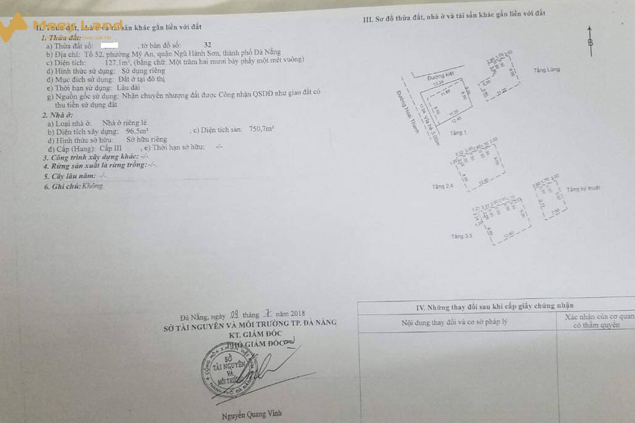 Cần tiền bán căn hộ 5 tầng đường Hoài Thanh, Mỹ An, Ngũ Hành Sơn-01