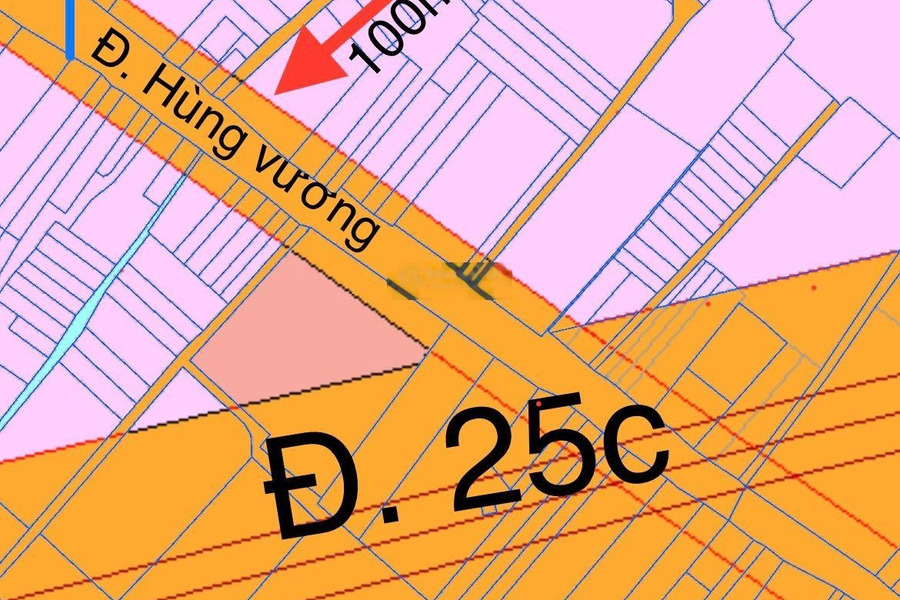 Chính chủ gửi bán lô đất đường 1 sẹc đường Hùng Vương vào, diện tích 149m2, full thổ cư -01