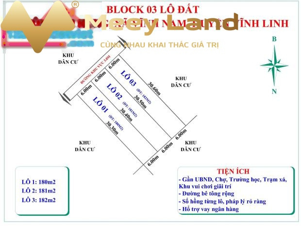 Bán đất 180m2 Vĩnh Linh, Quảng Trị, giá 195 triệu-01
