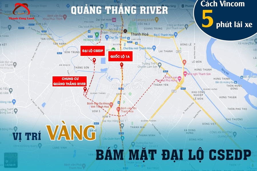 Bán chung cư nằm ở Trần Nguyên Đán, Thanh Hóa, căn hộ có tổng cộng 2 PN, 2 WC nội thất hiện đại-01