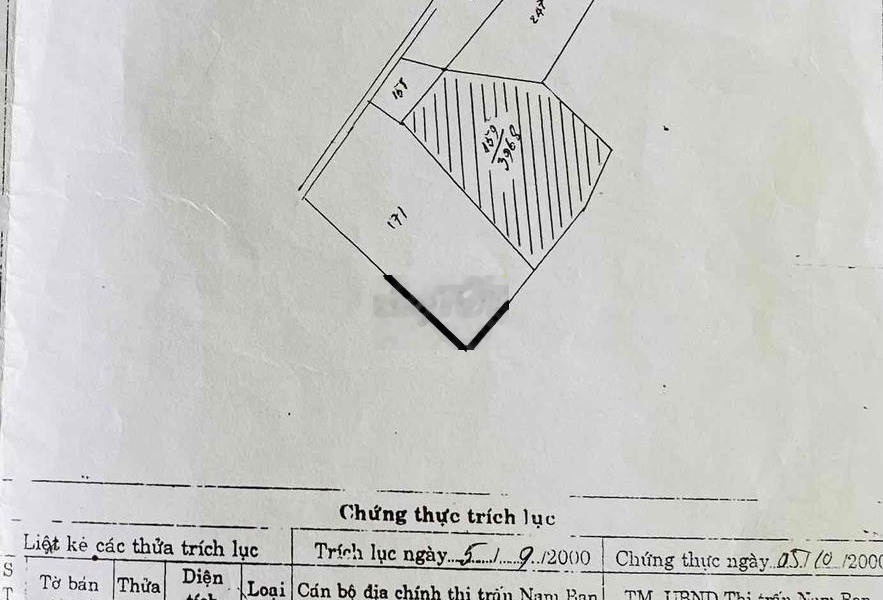 Bán đất Đông Anh 2, Thị Trấn Nam Ban -01