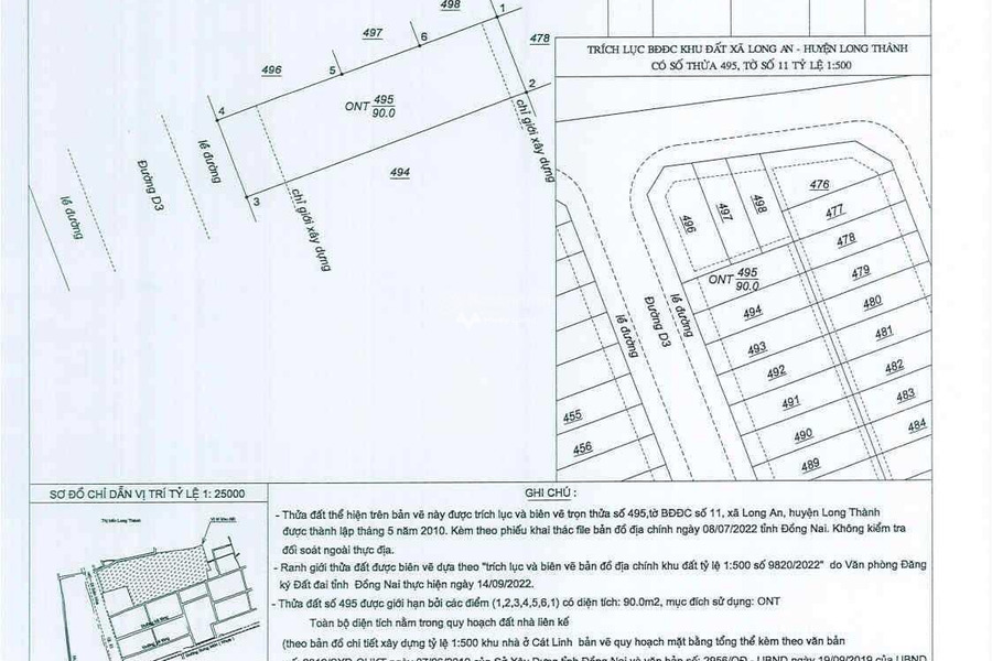 Ngay Long Thành, Đồng Nai bán đất 2.7 tỷ có diện tích chung 80m2-01