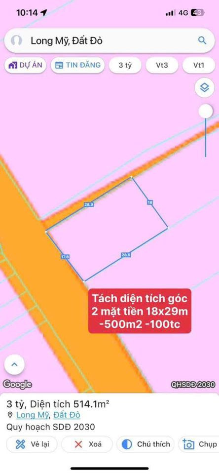 Bán đất huyện Đất Đỏ tỉnh Bà Rịa - Vũng Tàu giá 2.95 tỷ-0