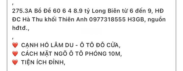 DT 50m2 bán nhà ở mặt tiền tọa lạc trên Long Biên, Hà Nội nhà có 4 phòng ngủ 4 WC lh xem trực tiếp-02