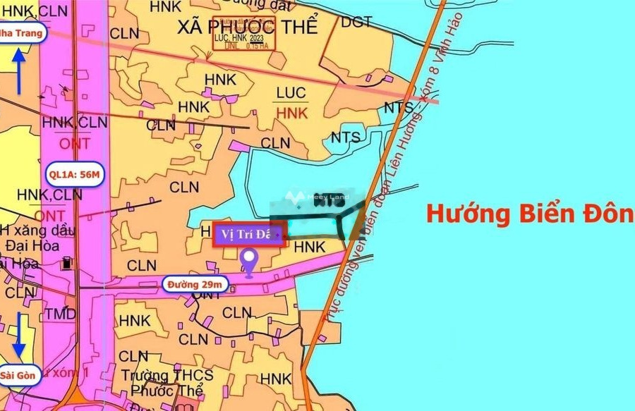 Tuy Phong, Bình Thuận bán đất giá cơ bản 739 triệu có diện tích thực 119m2-01