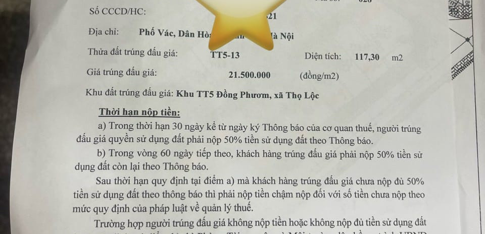 Mua bán đất huyện Phúc Thọ, Hà Nội