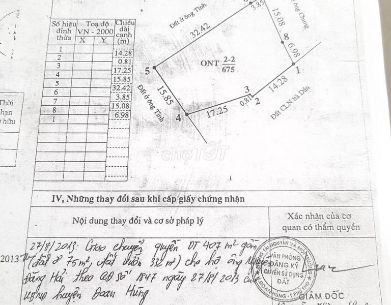 Giá bàn giao chỉ 1.75 tỷ bán đất diện tích thực như trên hình 268m2 vị trí đẹp tọa lạc ngay tại Sóc Đăng, Đoan Hùng-01